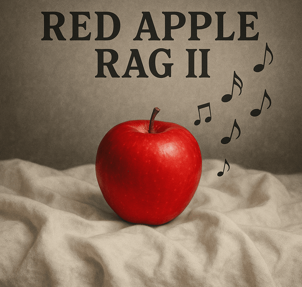 Red Apple Rag advanced fiddle and guitar lesson artwork