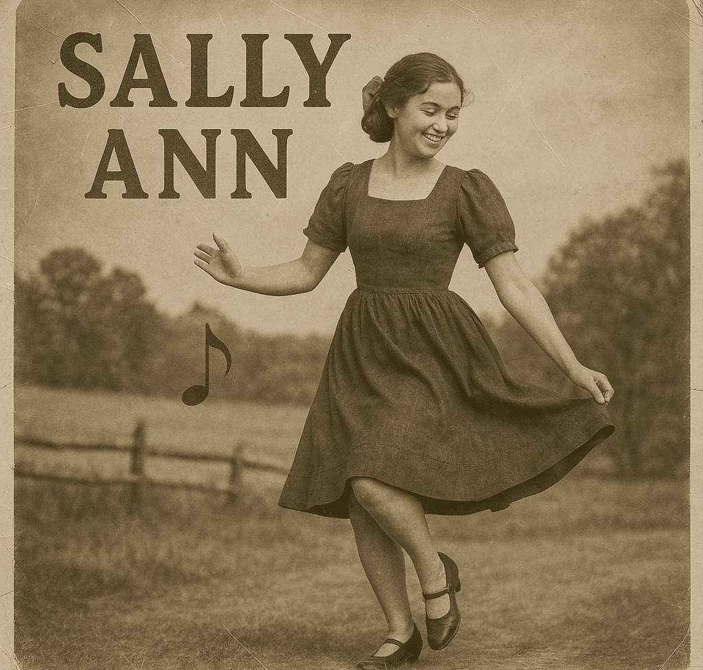 Sally Ann fiddle and guitar lesson artwork