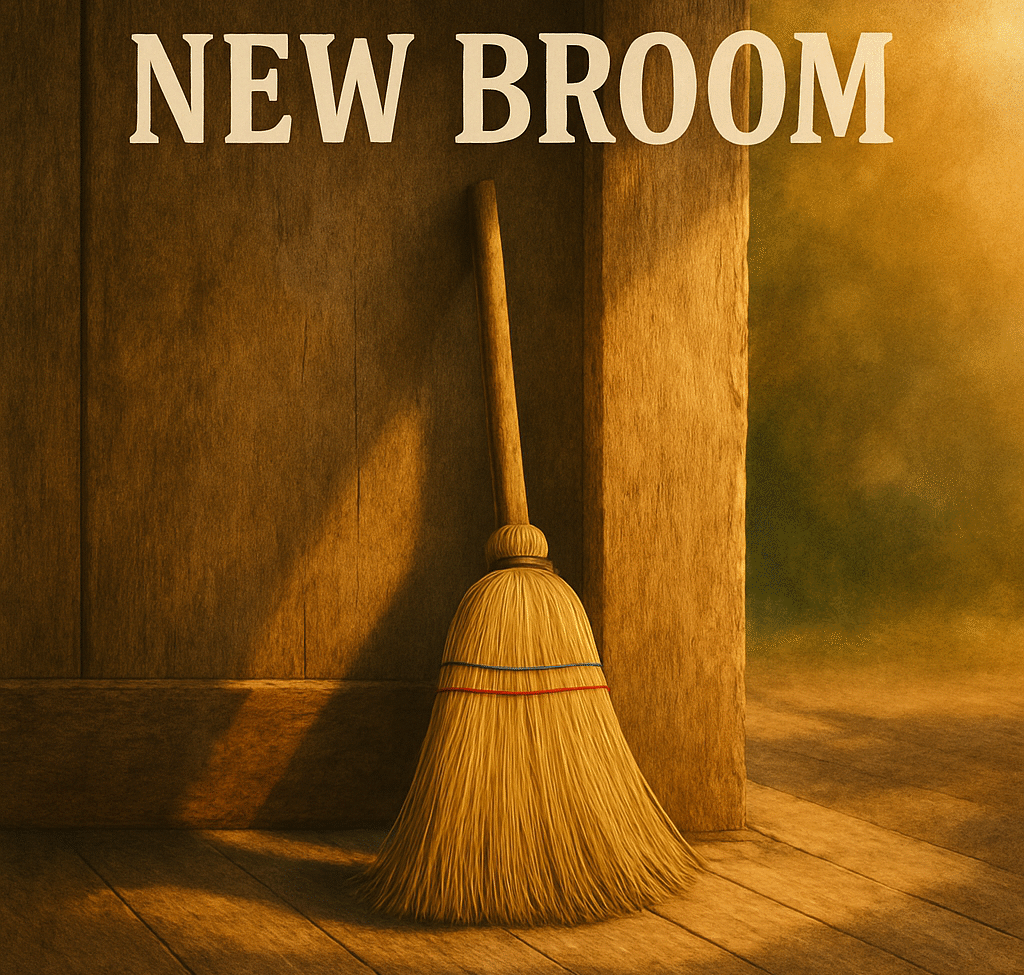 New Broom fiddle and guitar lesson artwork